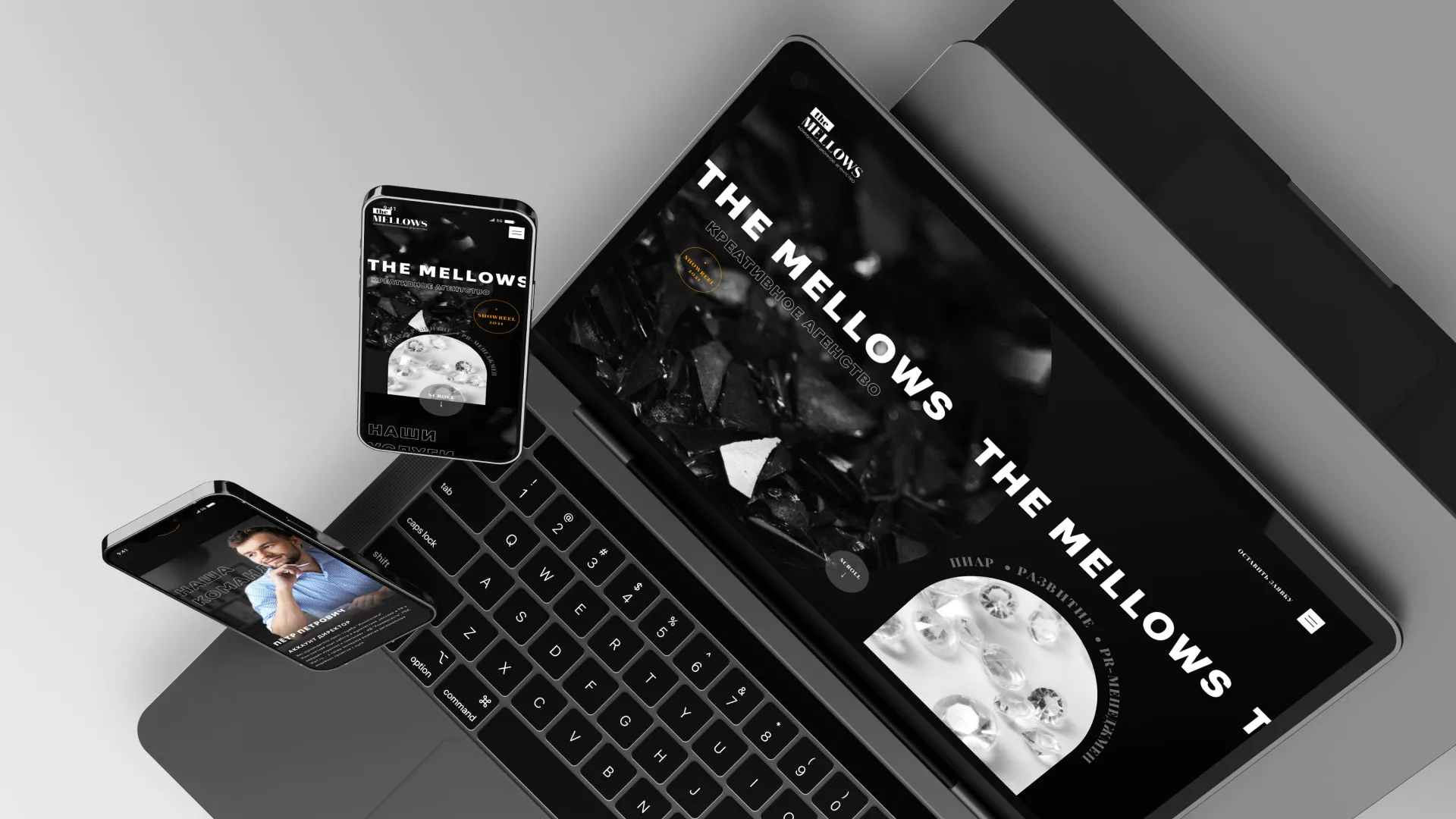 Разработка сайта креативного агентства «The Mellows» в Кронштадте