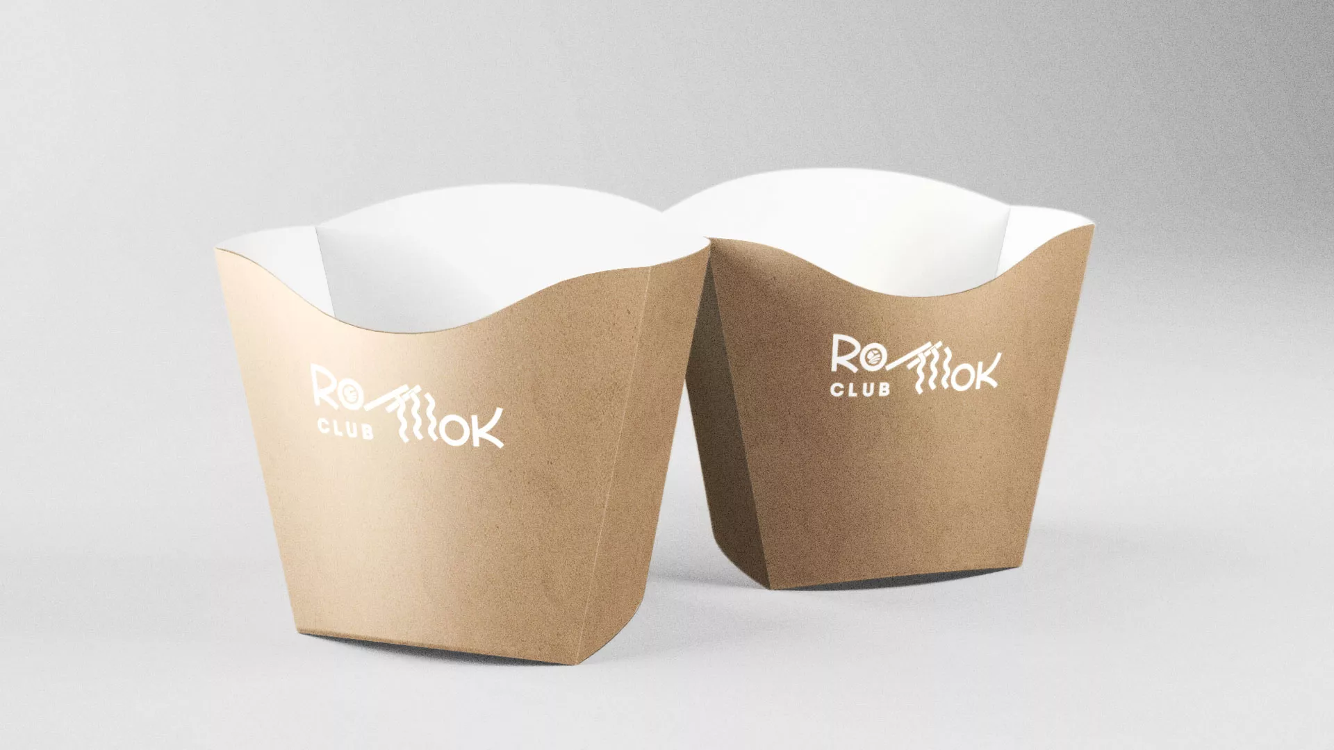 Создание логотипа суши-бара «Roll Wok Club» в Кронштадте