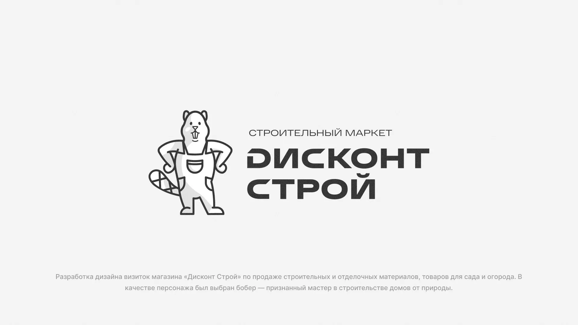 Разработка дизайна визиток магазина «Дисконт Строй» в Кронштадте